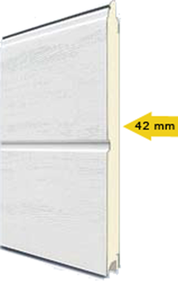 řez lamelou o tloušťce 42 mm