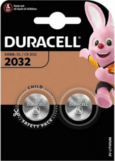 Lithiová baterie DURACELL CR 2032 - 3 V - 2 ks v balení